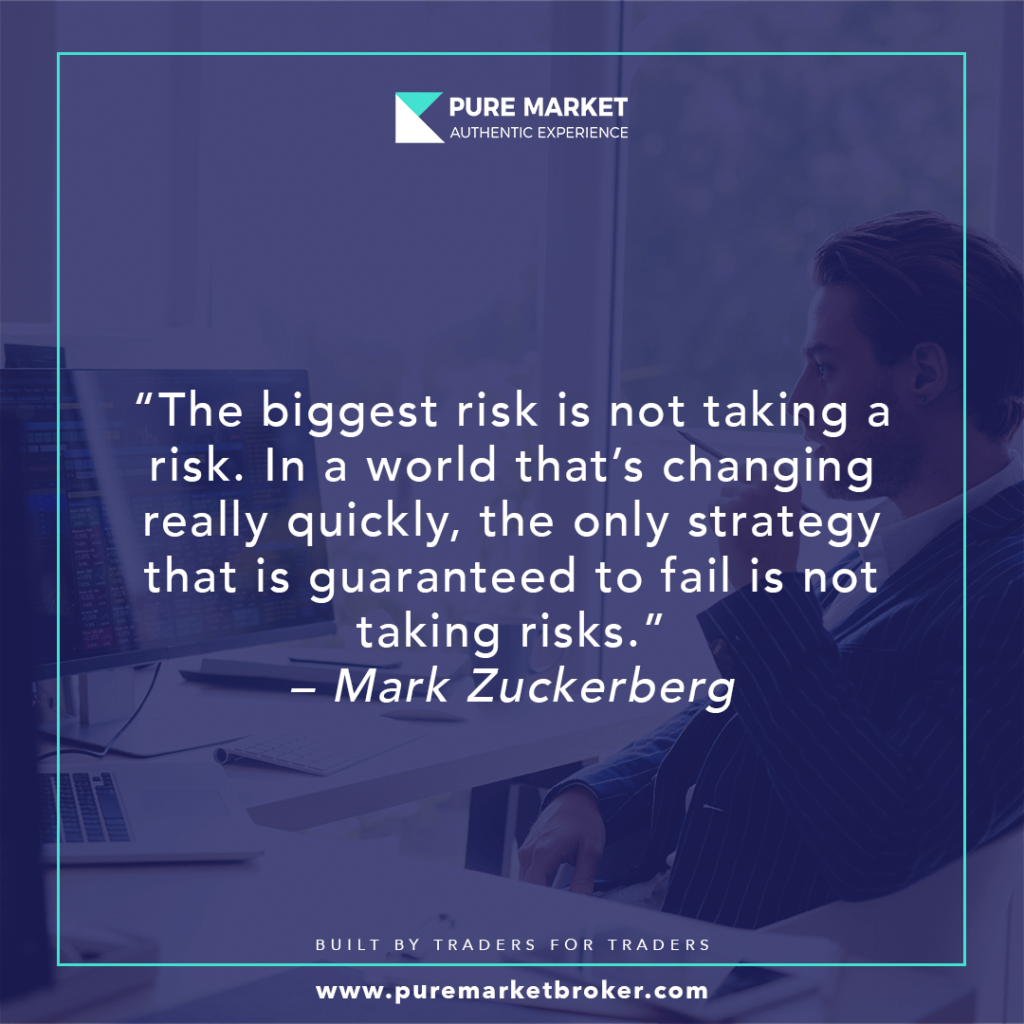 The biggest risk is not taking any risk. In a world that's changing really quickly, the only strategy that is guaranteed to fail is not taking risks-Mark Zuckerberg-forex-trading-quotes