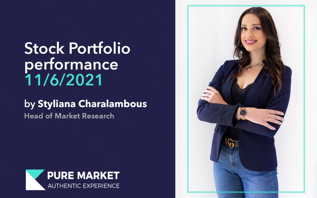 Stock Portfolio performance 11/6/2021
